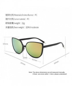 Round Retro UV protection sunglasses female Round sunglasses men big frame sunglasses (Pink mercury) - Pink mercury - C7190R5...