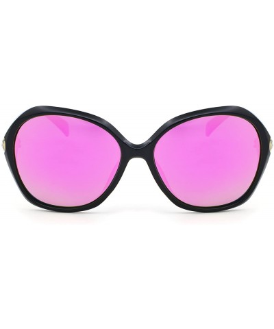 Oversized Fashion Oversized Polarized Sunglasses for Women UV400 Rhinestone Design Sun Glasses for Driving Outdoor - CB18EK7H...