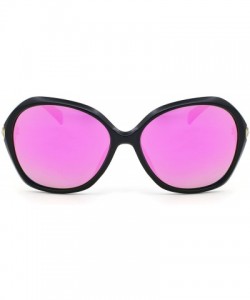 Oversized Fashion Oversized Polarized Sunglasses for Women UV400 Rhinestone Design Sun Glasses for Driving Outdoor - CB18EK7H...