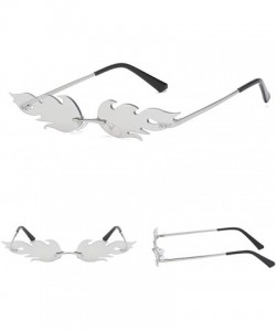 Sport Fashion Men Women Irregular Shape Sunglasses Glasses Vintage Retro Style - B - CF18T4WELCO $26.11