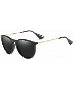 Round new custom myopia polarized sunglasses TR fashion classic unisex outdoor driving sunglasses - C718UQTOZL2 $20.15