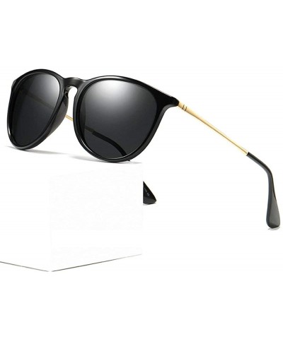Round new custom myopia polarized sunglasses TR fashion classic unisex outdoor driving sunglasses - C718UQTOZL2 $20.15
