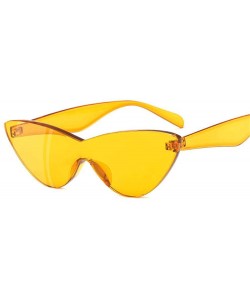 Rimless 2019 New Fashion Rimless One-piece Sunglasses Women Luxury Brand Original C1 - C7 - C518YZWLQIY $17.73