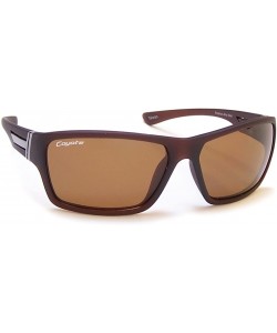 Sport Performance Polarized Sunglasses - Matte Brown Frame/Brown Lens - CV11191DDQ9 $57.71