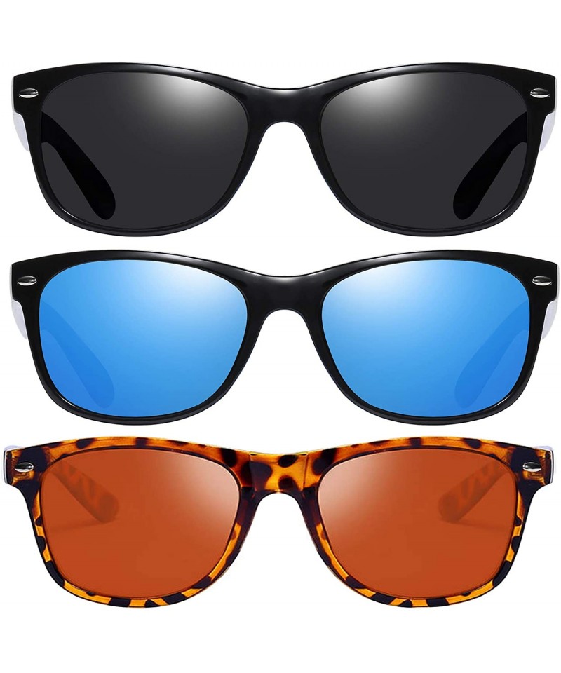 Unisex Polarized Sunglasses Classic Square Sunglasses for Men