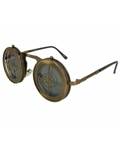 Round Youngster Round Fashion Retro Sunglasses Shades - Copper - CG11JRVUS11 $9.54