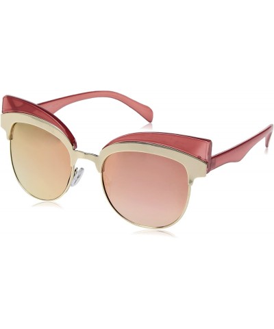Rectangular Women's Reign Rectangular Sunglasses - Pink - CS17YYTAR9Y $13.35