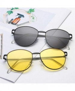 Oval Unisex Fashion Oval Sunglasses Lightweight Plastic Frame Composite Lens Glasses for Outdoor - C419038W8I9 $12.95