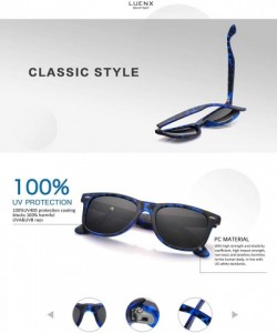 Semi-rimless Mens Sunglasses Polarized Womens UV 400 Protection - 5-tortiose Blue - CC186XSN843 $13.90