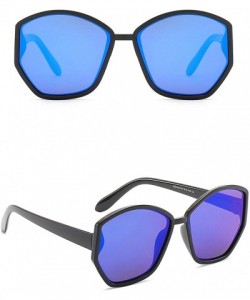 Sport Classic style Polygon Polarized Sunglasses for Women PC AC UV 400 Protection Sunglasses - Blue - C718T2WRKCH $18.18