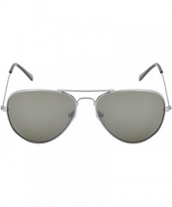 Sport Retro Polarized Aviator Sunglasses for Men Women Metal Frame Sun Glasses UV400 Protection - CP17Z6HG7WT $8.43