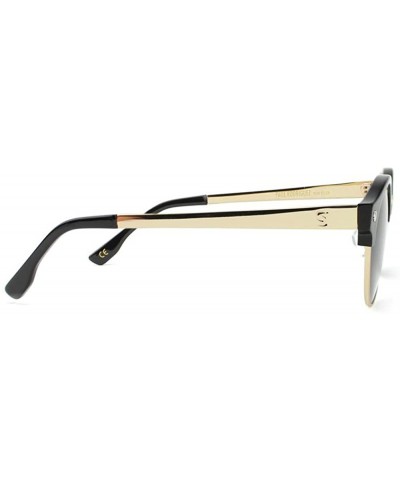 Round Paul Rodriguez Premium Plus Polarized- Anti Reflective Coating- Fashion frame - Black/Gold - CS1867QOXKN $47.85