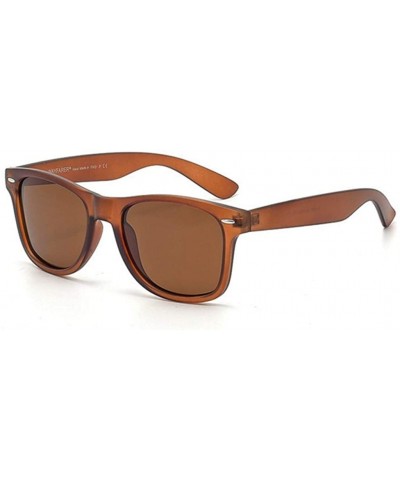 Sport Sunglasses Unisex Polarized 100% UV Protection for Fishing and Outdoor Sports Retro Classic Square frame - CC18UZ4NT0E ...
