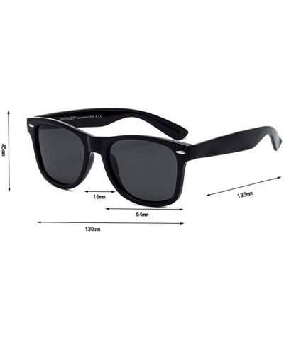 Sport Sunglasses Unisex Polarized 100% UV Protection for Fishing and Outdoor Sports Retro Classic Square frame - CC18UZ4NT0E ...