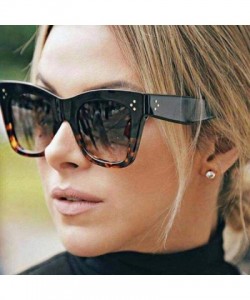 Aviator 2019 Fashion Cat Eye Leopard Sunglasses Vintage Women Brand Designer Plastic C2 - C1 - CV18YZXN0TQ $7.28