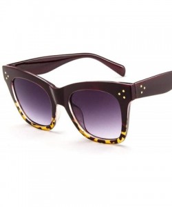 Aviator 2019 Fashion Cat Eye Leopard Sunglasses Vintage Women Brand Designer Plastic C2 - C1 - CV18YZXN0TQ $7.28
