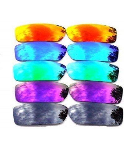 Oversized Replacement Lenses Gascan Blue&Green&Gray&Red&Purple Color Polarized 5 Pairs-FREE S&H. - CY126N02HKX $64.54