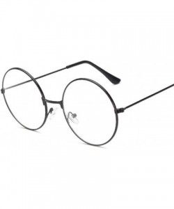 Round Vintage Popular Radiation Spectacles Sunglasses - Gun - CG1985Q4KGT $46.90