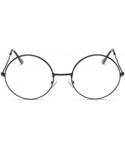Round Vintage Popular Radiation Spectacles Sunglasses - Gun - CG1985Q4KGT $46.90