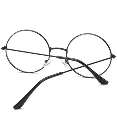 Round Vintage Popular Radiation Spectacles Sunglasses - Gun - CG1985Q4KGT $19.21