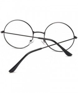 Round Vintage Popular Radiation Spectacles Sunglasses - Gun - CG1985Q4KGT $46.90