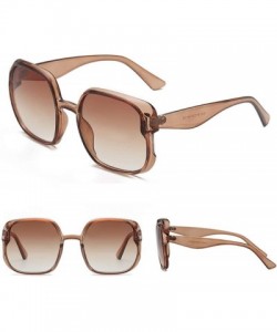 Square Sunglasses Polarized Fashion Lightweight - G - CR194XMZZ3O $10.92