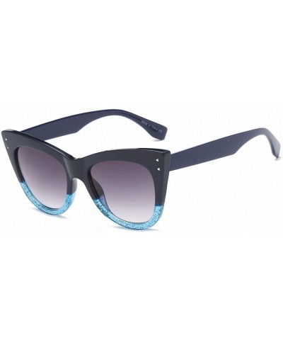 Goggle Feel empowered and make a fashion statement by wearing these unique - high pointed cat eye frame sunglasses - CL18WSEN...