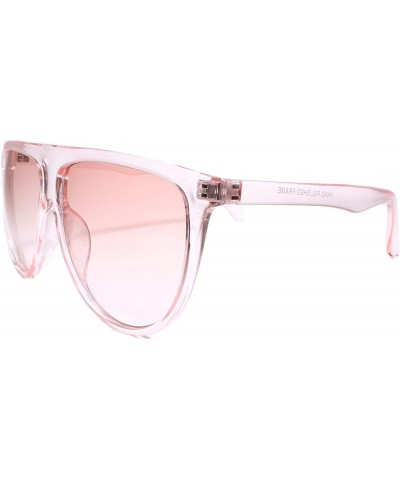 Oversized Oversized Mens Womens Vintage Retro Style Sunglasses - Pink - CK18W80QW0D $24.86