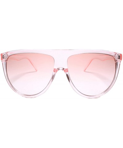 Oversized Oversized Mens Womens Vintage Retro Style Sunglasses - Pink - CK18W80QW0D $10.01