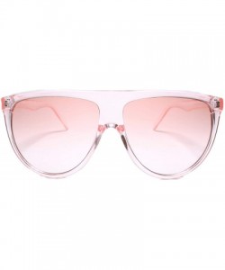 Oversized Oversized Mens Womens Vintage Retro Style Sunglasses - Pink - CK18W80QW0D $10.01