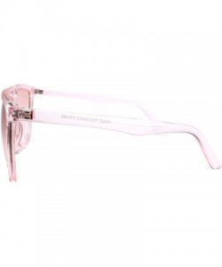 Oversized Oversized Mens Womens Vintage Retro Style Sunglasses - Pink - CK18W80QW0D $10.01