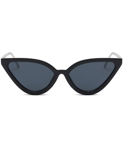 Cat Eye Women Cat Eye Sunglasses PC Frame Fashion For Female - Blackpink - CW199CCZ2LD $8.43