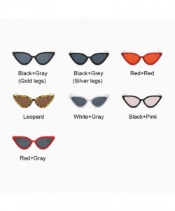 Cat Eye Women Cat Eye Sunglasses PC Frame Fashion For Female - Blackpink - CW199CCZ2LD $8.43