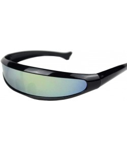 Sport Women Man Sunglasses Outdoor Fishtail Uni-lens Riding Cycling Glasses Eyewear - A - CX18O95MNXH $11.31