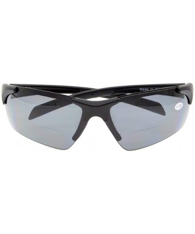 TR90 Unbreakable Sports Half-Rimless Bifocal Sunglasses Baseball ...