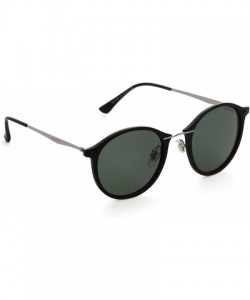 Cat Eye Made In ITALY - Cat Eye Polarized Lens Plastic Frame Ladies & Men's Sunglasses DS1536 - Black - CR189NRQLQ4 $30.00