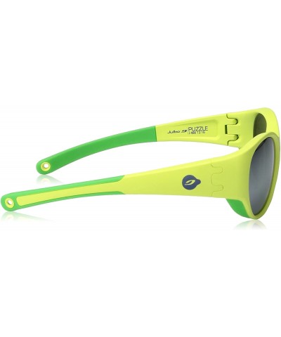 Shield Puzzle Sunglasses - Lime/Green - CQ12C945VG9 $30.73