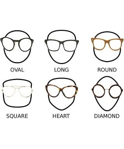 Oval TR90 Readers Flexie Reading Glasses schoolboy 2291RT - Z2 Matte Blue - CH18W0XKG6Q $38.50