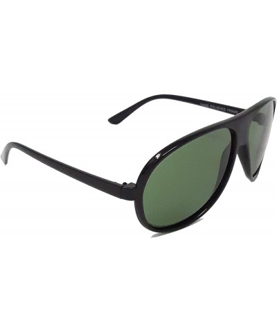 Aviator Retro Classic style 1980s Fashion Sunglasses Ditka Hangover IL1029 - Black/ Green - CC18NDEUKNE $10.78