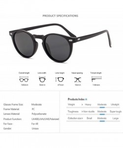 Round Polarized Sunglasses Men Women Fashion Round TAC Lens TR90 Frame Driving Sun Glasses Oculos De Sol UV400 - C019855OIAQ ...