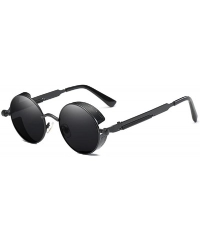 Oversized Sunglasses for Women-Oversized Siamese Sunglasses Vintage Ladies Sun Protection Glasses (Black 004) - CC18E0SL55X $...