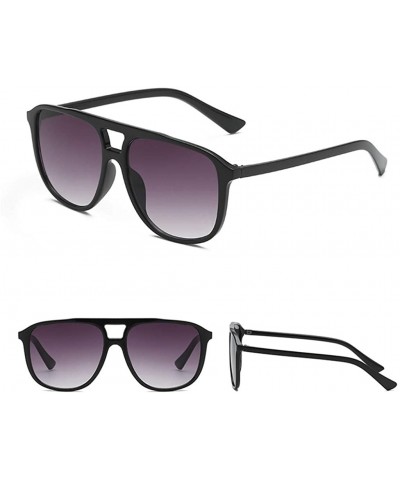 Oval Retro Polarized Sunglasses For Women Sun Protection Driving Outdoor Eyewear - C - C418SXO5UX3 $11.56