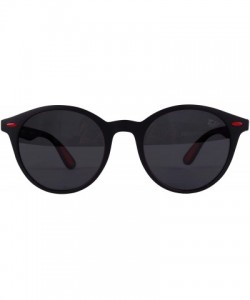 Oval p505 Trendy Oval Polarized - for Womens-Mens 100% UV PROTECTION - Black-black - C2192TEX2QS $24.43