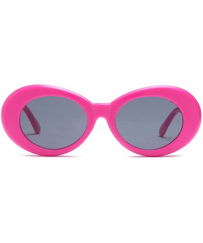 Wrap Retro Fashion Sunglasses Non-Polarized Personality Anti-UV Casual Sunglasses - Pink - C018AE2D6S0 $9.78