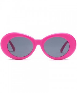 Wrap Retro Fashion Sunglasses Non-Polarized Personality Anti-UV Casual Sunglasses - Pink - C018AE2D6S0 $9.78