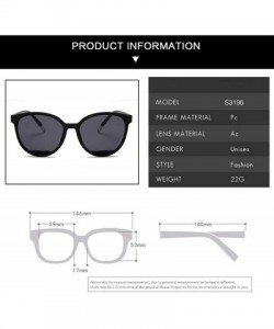Oval Fashion Sunglasses Women Design Vintage Metal Frame Glasses Classic Mirror Oculos Gafas De Sol Feminino UV400 - CN197A2I...