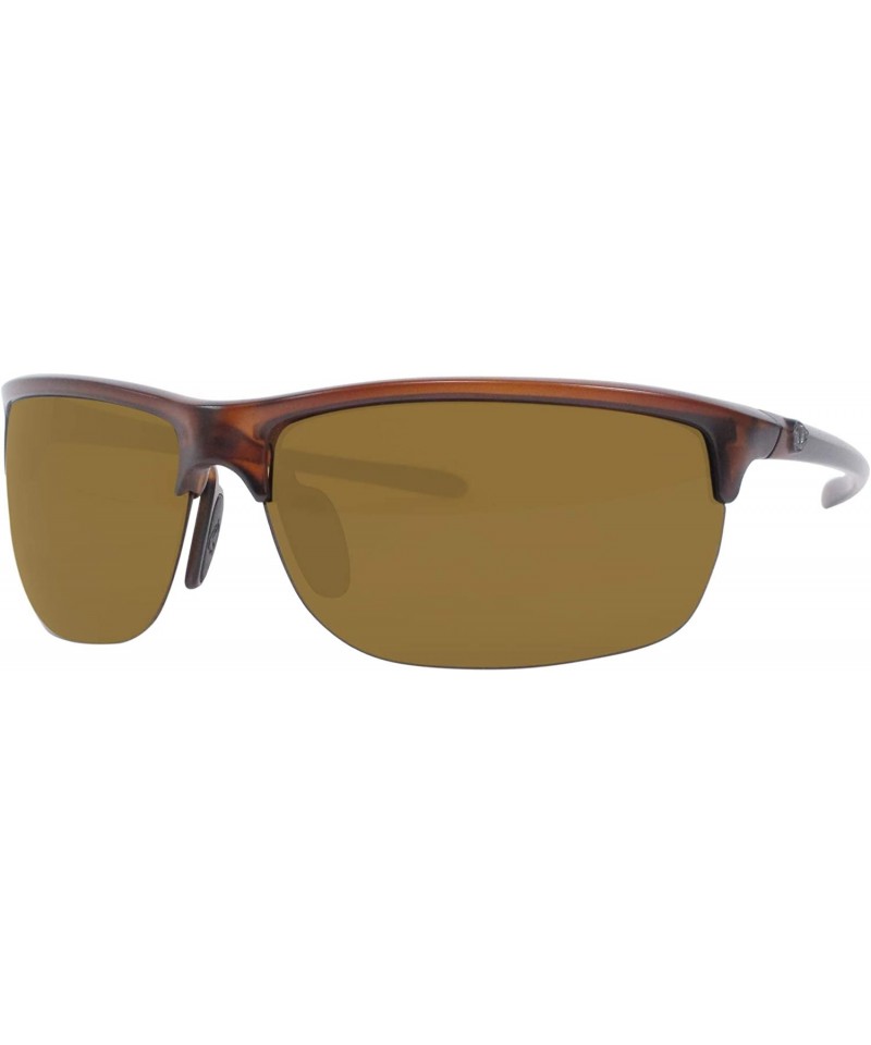 Sport Unisex Vapor 2.0 Floating Sunglasses- Matte Caramel- Brown- Medium/Large - CA12O0Y9GTY $46.55