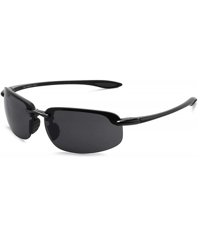 Rimless Classic Sports Sunglasses Men Women Driving Running RimlUltralight Frame Sun Glasses UV400 Gafas De Sol - CQ197A3G4CU...