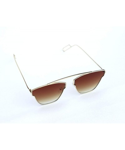 Round Sunglasses for Boys and Girls Brown Shade - CP18MERZZC0 $19.52