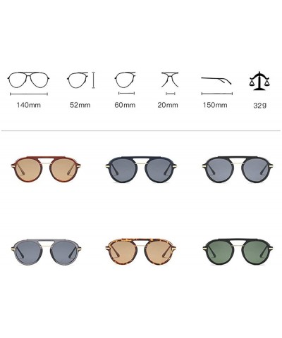 Round New Unisex punk Sunglasses Luxury Brand Designer round eyeglasses Vintage Punk Glasses Gradient Shades - CT18LMWX2OR $1...